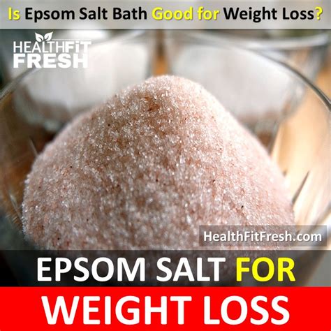 Amazing Epsom Salt Bath To Lose Weight: Can Epsom Salt Bath Help You ...