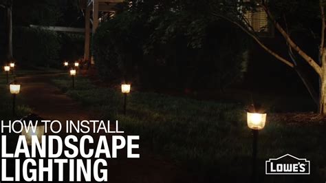 Install Landscape Lighting