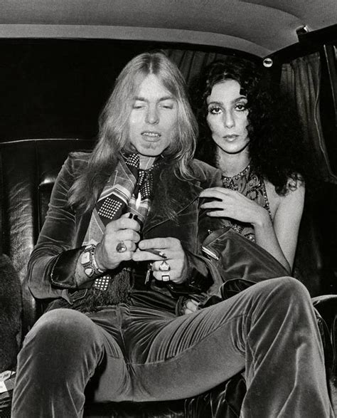 Julian Wasser - Gregg Allman and Cher, mid 1970's For Sale at 1stdibs