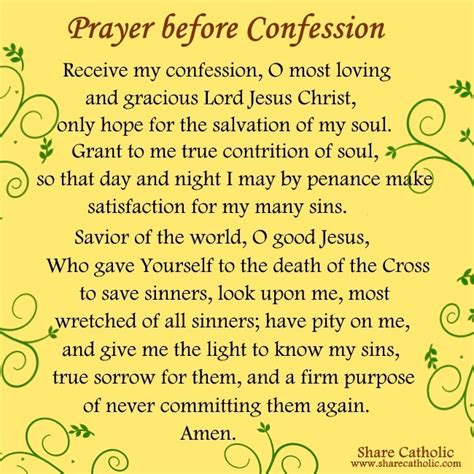 prayer for confession - CHURCHGISTS.COM