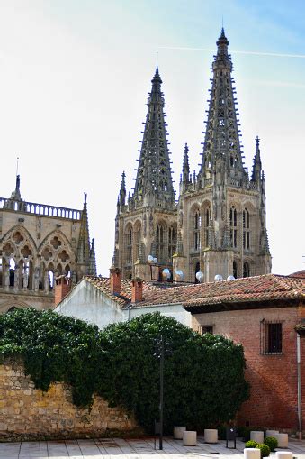 Burgos Gothic Cathedral Towers Stock Photo - Download Image Now ...