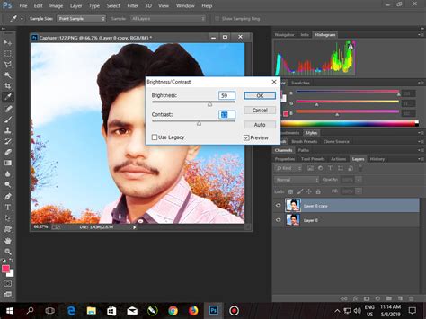 How to change Brightness using Photoshop easy steps and detailed