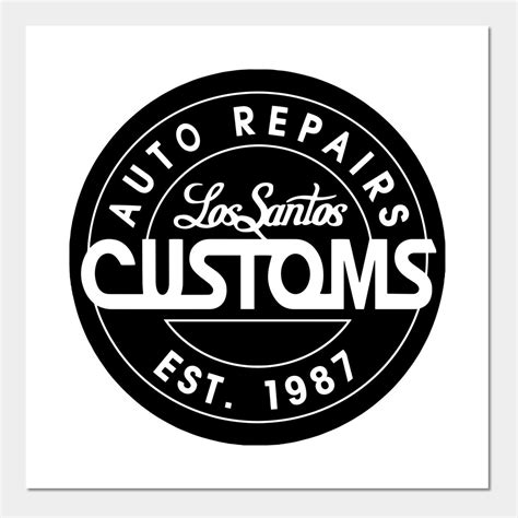 Los Santos Customs by fandemonium | Custom stickers, Custom, Custom posters