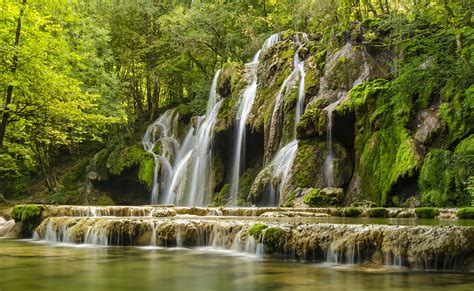 france, Waterfalls, Franche comte, Nature Wallpapers HD / Desktop and Mobile Backgrounds