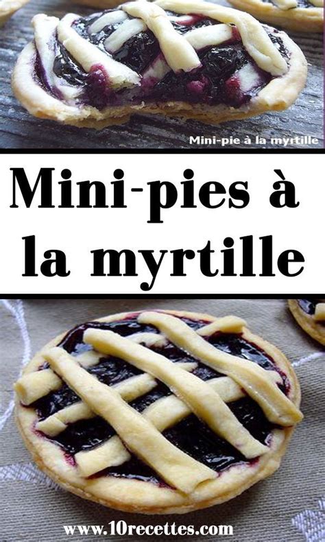 Mini-pies à la myrtille | Myrtille, Alimentation, Mini tarte