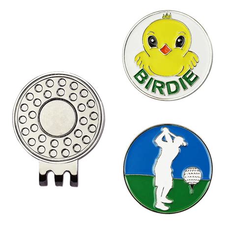 Birdie Golf Ball Marker Hat Clip Sets-in Golf Training Aids from Sports & Entertainment on ...