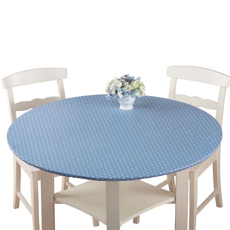 Best vinyl round table cloth with elastic - Your Kitchen