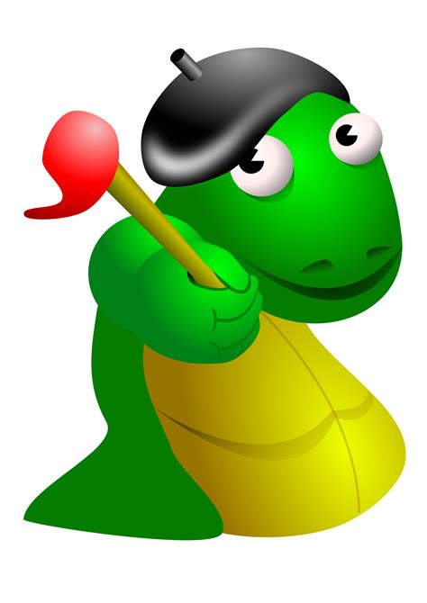 Clipart - French Artist Dragon