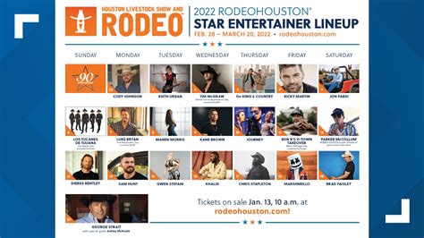 How to buy tickets for 2022 Houston Rodeo | 12newsnow.com