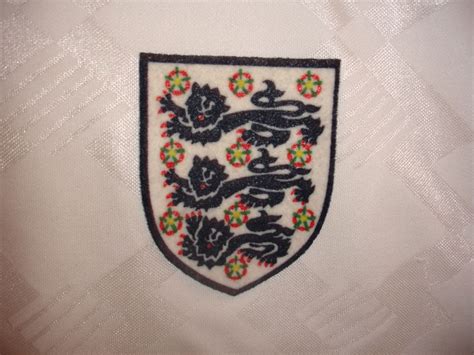 England Home football shirt 1990 - 1992.