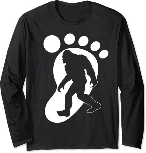 Bigfoot shirt,Bigfoot Lover Gift Ideas T-Shirt Long Sleeve T-Shirt : Amazon.co.uk: Fashion