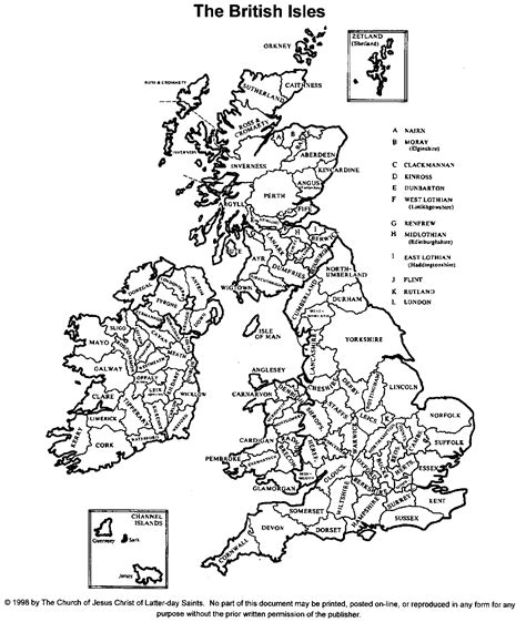 Map of The British Isles • FamilySearch