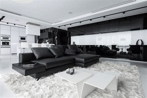 Porus Studio | Modern & Contemporary Furniture Design | White apartment, White interior, Black ...