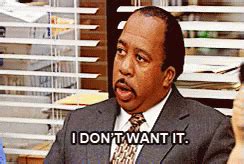 i don't want it GIF - donotwant stanley theoffice GIFs | Say more with Tenor