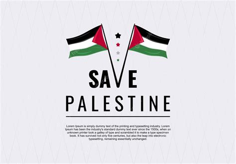 Premium Vector | Save palestine free palestine flag wallpaper flyer ...