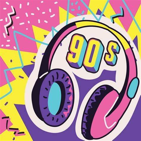 90s Music Vector Art, Icons, and Graphics for Free Download