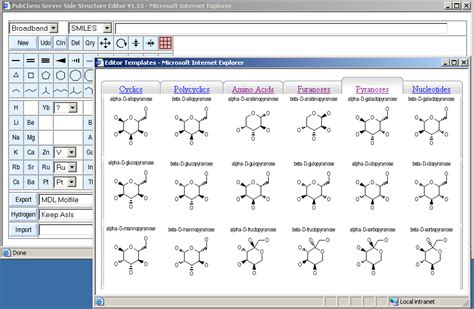 PubChem Sketcher Help