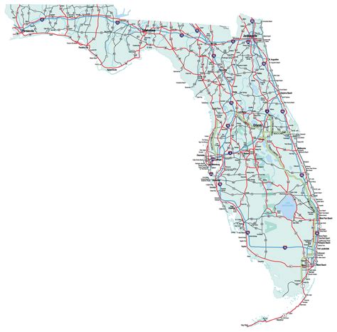 Florida State Road Map Free Printable Maps Florida St - vrogue.co