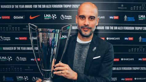 Manchester City boss, Pep Guardiola named LMA Manager of the Year