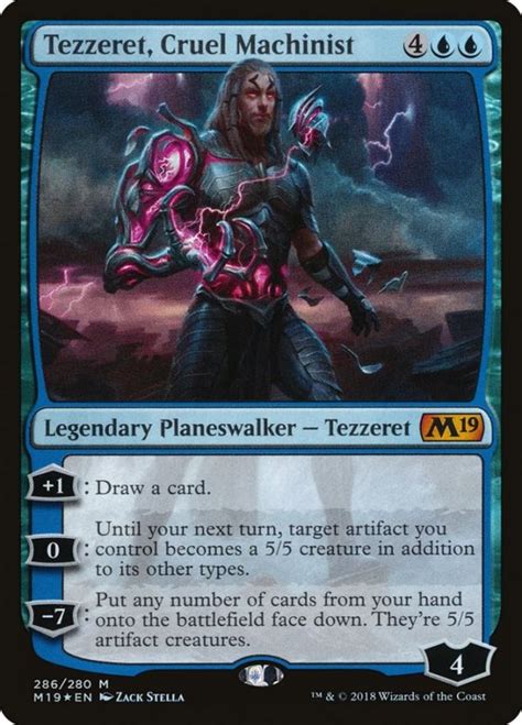 Buy now - Tezzeret, Cruel Machinist #M19 Core 2019 - #MTG #MTGCards #NLMagic - Legendary ...