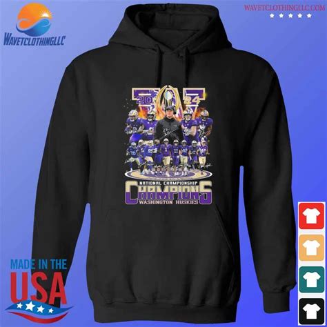 Washington Huskies all team 2024 national championship champions signatures shirt, hoodie ...