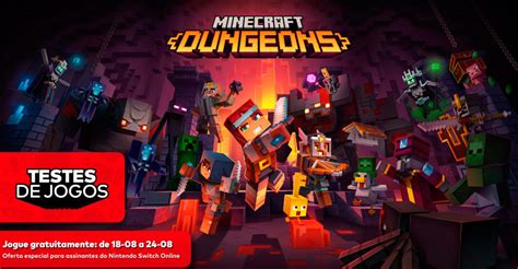 Minecraft Dungeons será o próximo título dos Testes de Jogos do Nintendo Switch Online ...