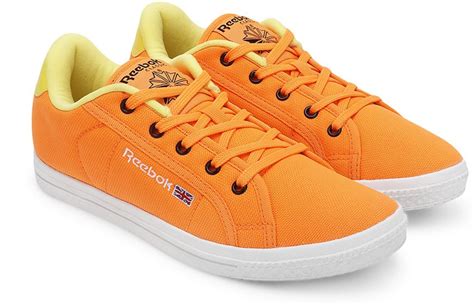 REEBOK COURT Canvas Shoes For Women - Buy ELECTRIC PEACH/YELLOW Color REEBOK COURT Canvas Shoes ...