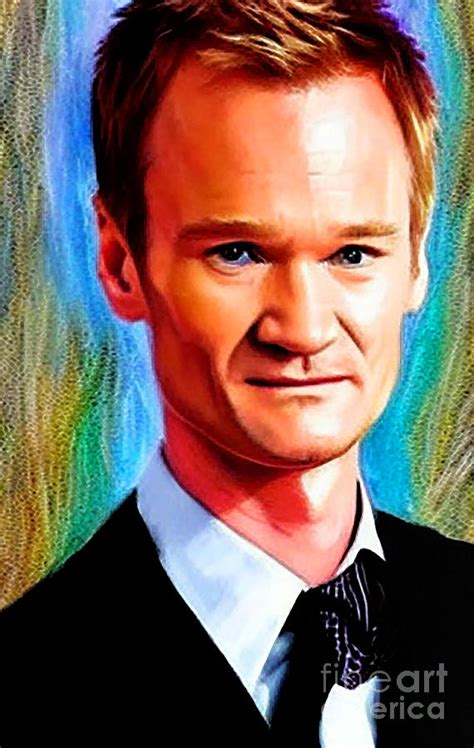 Barney Stinson Actor Mixed Media by Lisa Von - Fine Art America