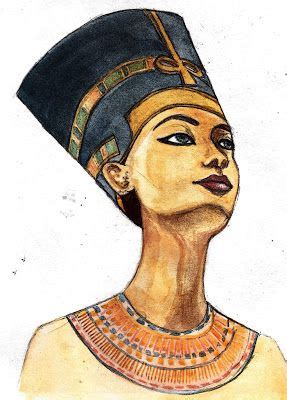 Lisa Graves Design: Nefertiti in 2023 | Egyptian drawings, Nefertiti art, Ancient egypt art