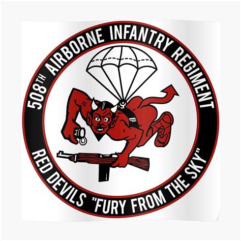 Collectables 508th Airborne Infantry Regiment Patch Red Devil B Version rfe.ie