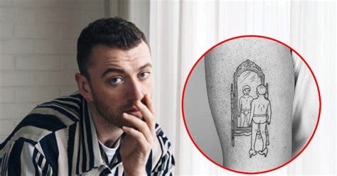 Sam Smith’s odd tattoo of naked boy with heels on - Qanon News