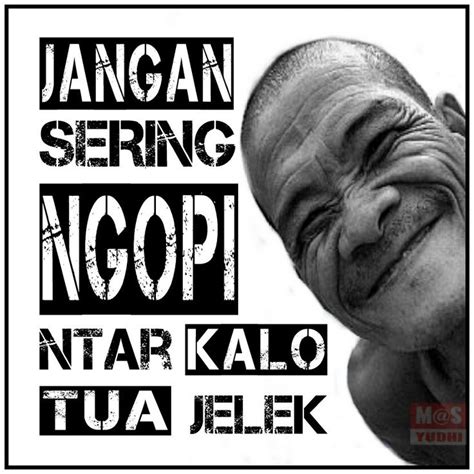 Gambar quotes lucu ngopi PNG