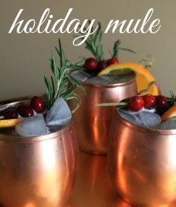 Easy Holiday Mule Recipe - Classy Mommy