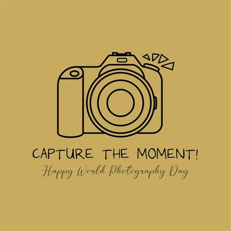 World Photography Day with camera vector illustration. 27378475 Vector ...