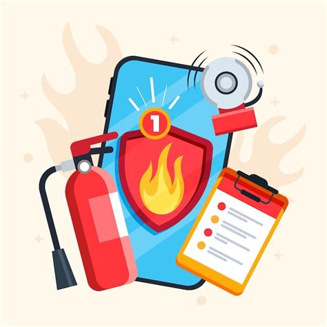 Free Vector | Flat design fire prevention concept