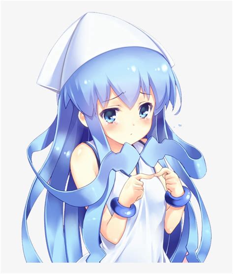 Squid Girl, Ika Musume, Otaku, Kawaii, Anime, Cartoon - Cute Anime Squid Girl PNG Image ...