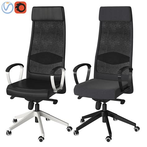 MARKUS office chair with mesh back and arms 3D model | CGTrader