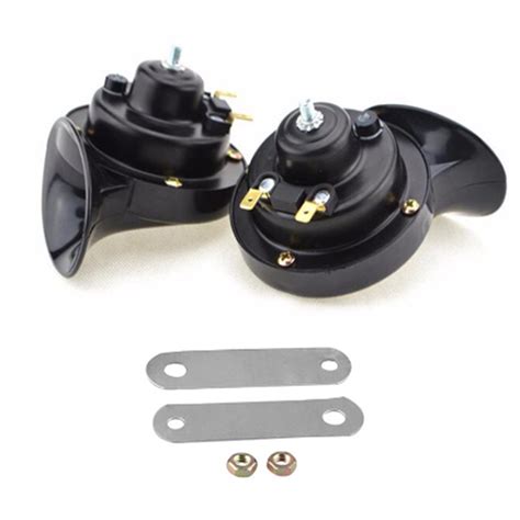 Universal dual tone car horn 12V 300DB electric snail train horn motorcycle truck SUV for ...