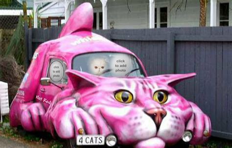 ik renzo's Funny Frames - 2009 February - Cat car Car shaped like a cat Marthol funny - Cat car ...