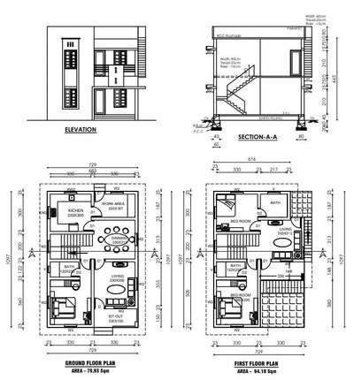 Plans Designs by Civil Engineer Yasi Sanjay, Kozhikode | Kolo