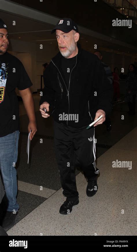 J. K. Simmons departs from Los Angeles International Airport (LAX ...