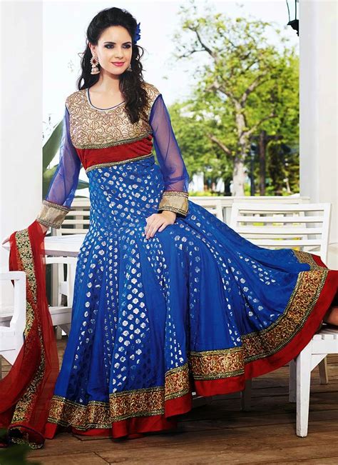 Embroidery Anarkali Frock Dresses for Women - missy lovesx3