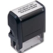 Bank Endorsement Stamps | Business Rubber Stamps, Self-Inking