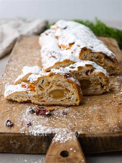 Stollen Bread (German Christmas Bread) - Delicious Food