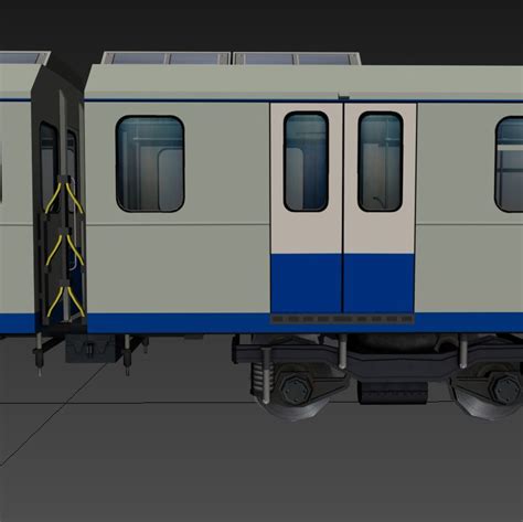 Metro train + interior 3D Model $28 - .fbx .ma .max - Free3D