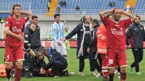 Italian football called off after player death