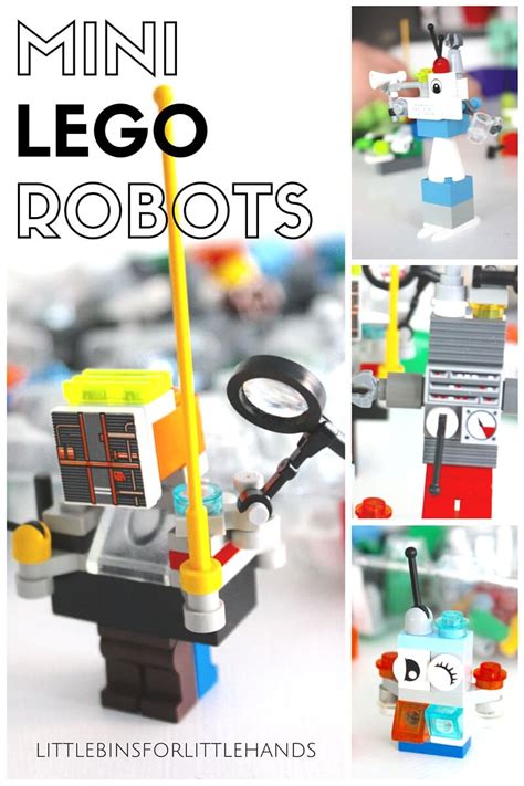 Mini LEGO Robots Fine Motor STEAM Building Activity