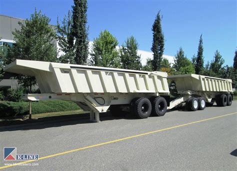 End Dump Trailers | K-Line Trailers | Design & Manufacturing | BC, Canada