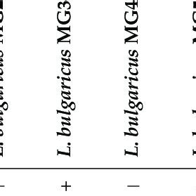 Biocompatibility of the Lactobacillus delbrueckii subsp. bulgaricus and ...