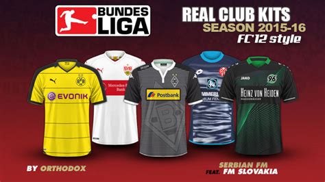 German Bundesliga Kits 2015/16 | FM Scout